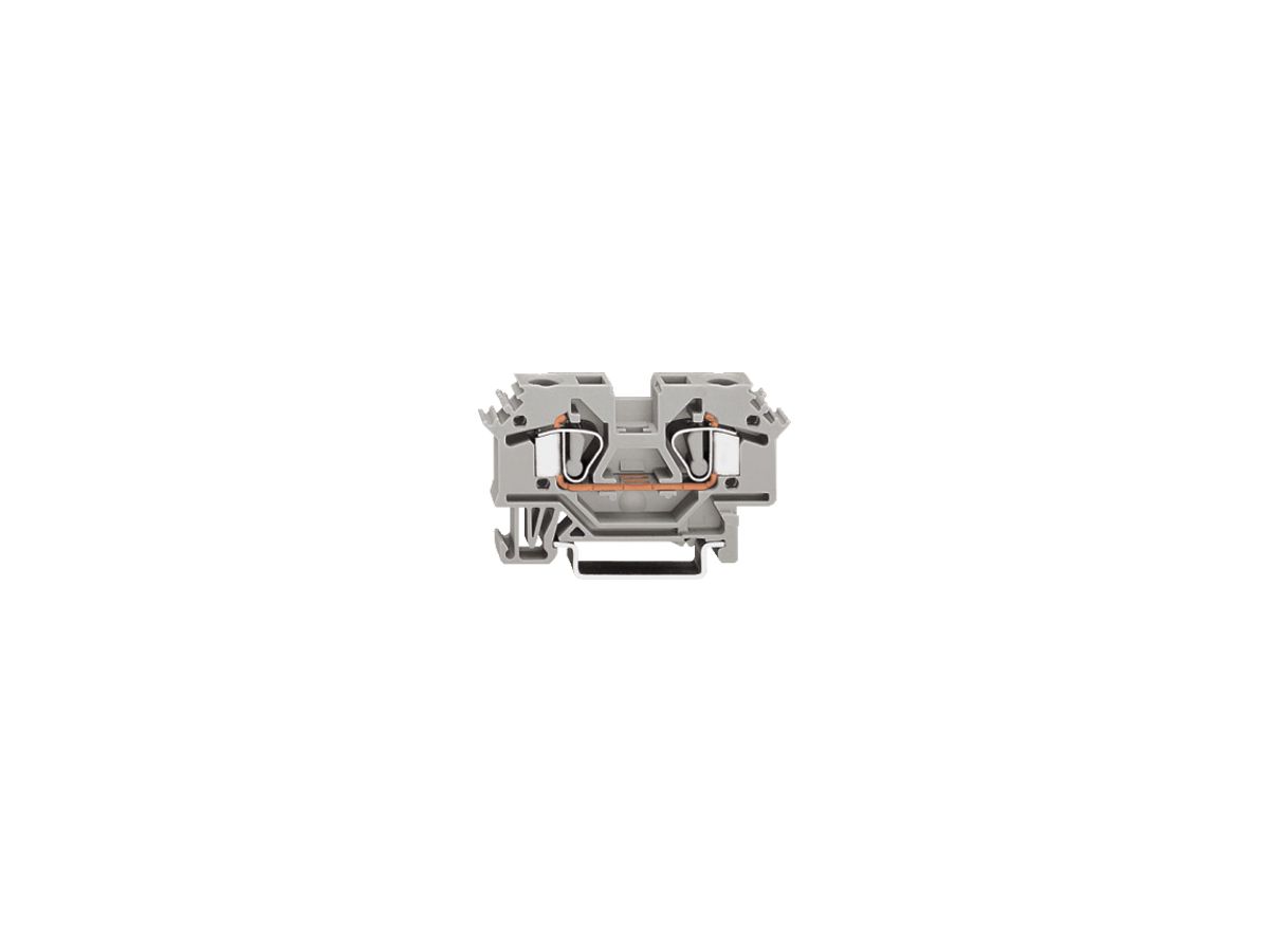 Durchgangsklemme frontverdr. WAGO 6mm² grau
