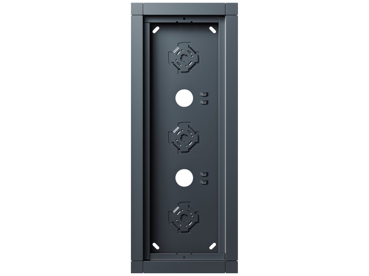 AP-Gehäuse Siedle 3× 132×332×36.5mm anthrazit