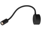 LED-Wandleuchte SLV DIO FLEX PL Switch 1.9W 82lm 2700K 45° Sockel Ø90mm schwarz
