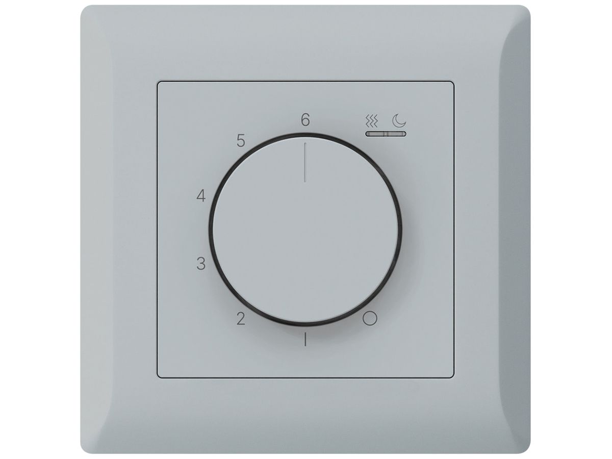 UP-Raumthermostat kallysto.line An/Aus 230VAC 4A 92×92mm grau