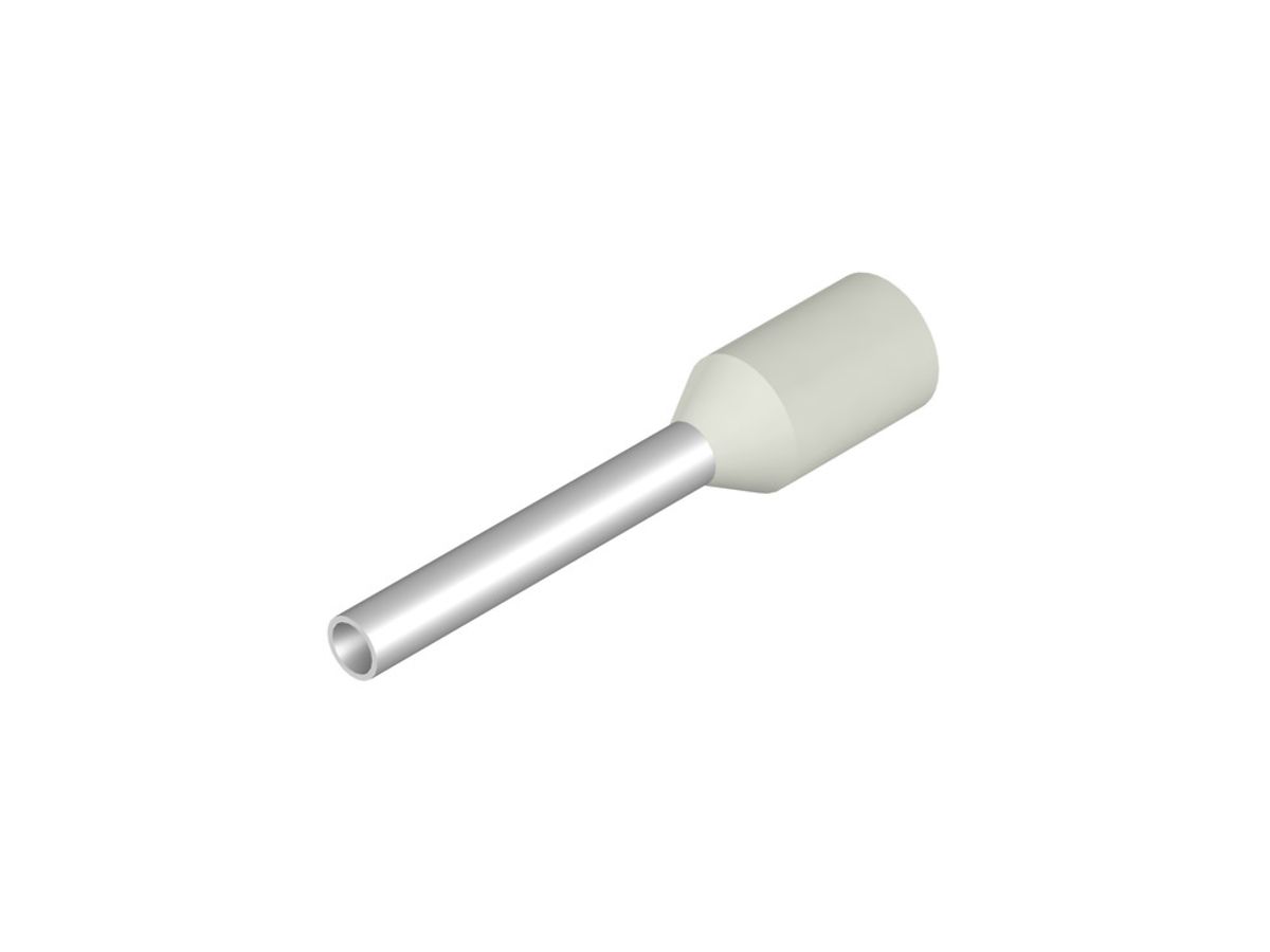 Aderendhülse Weidmüller H isoliert 0.75mm² 10mm weiss Mehrfachbeutel
