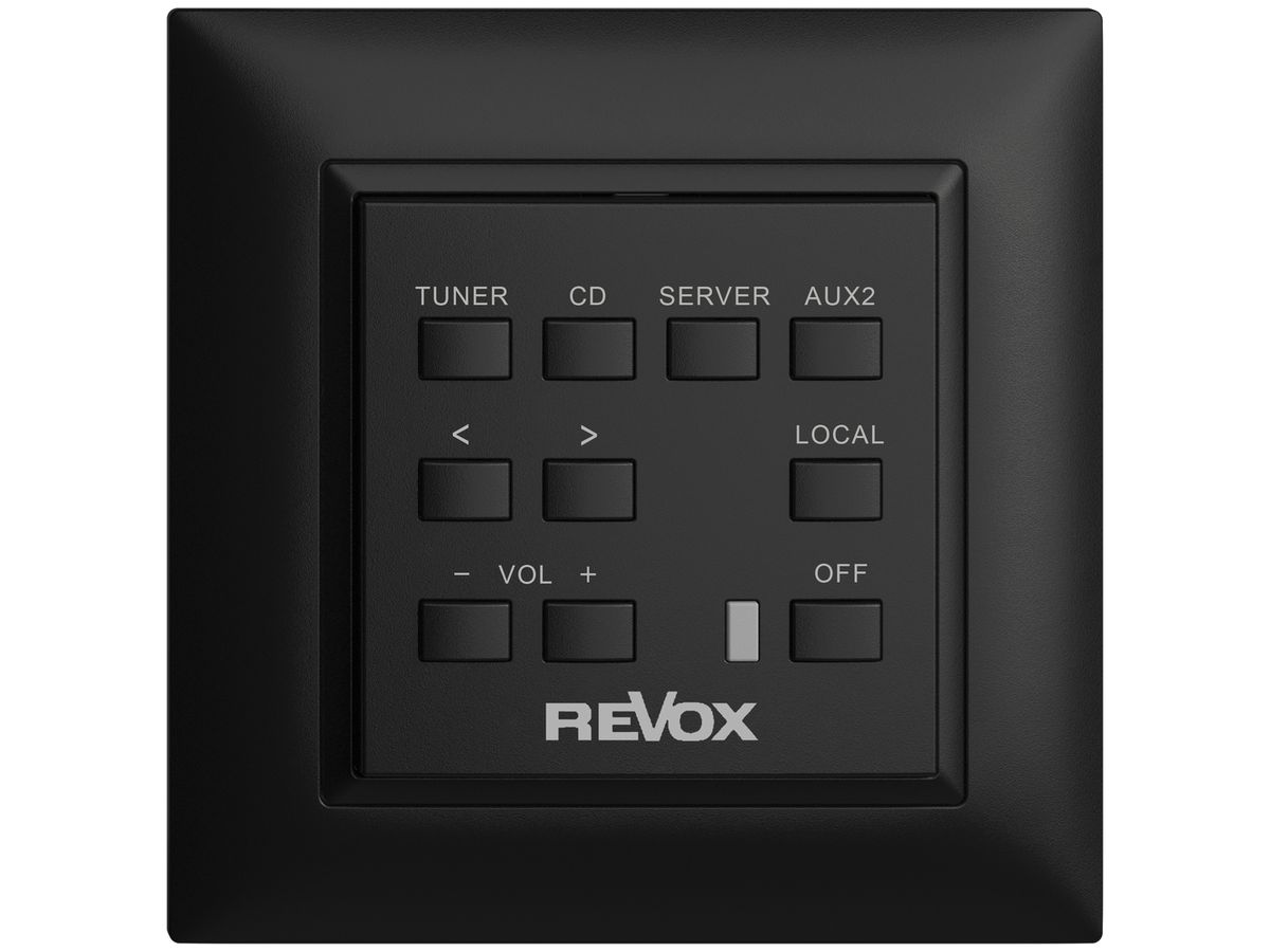UP-Wandbedienung Revox EDIZIOdue schwarz