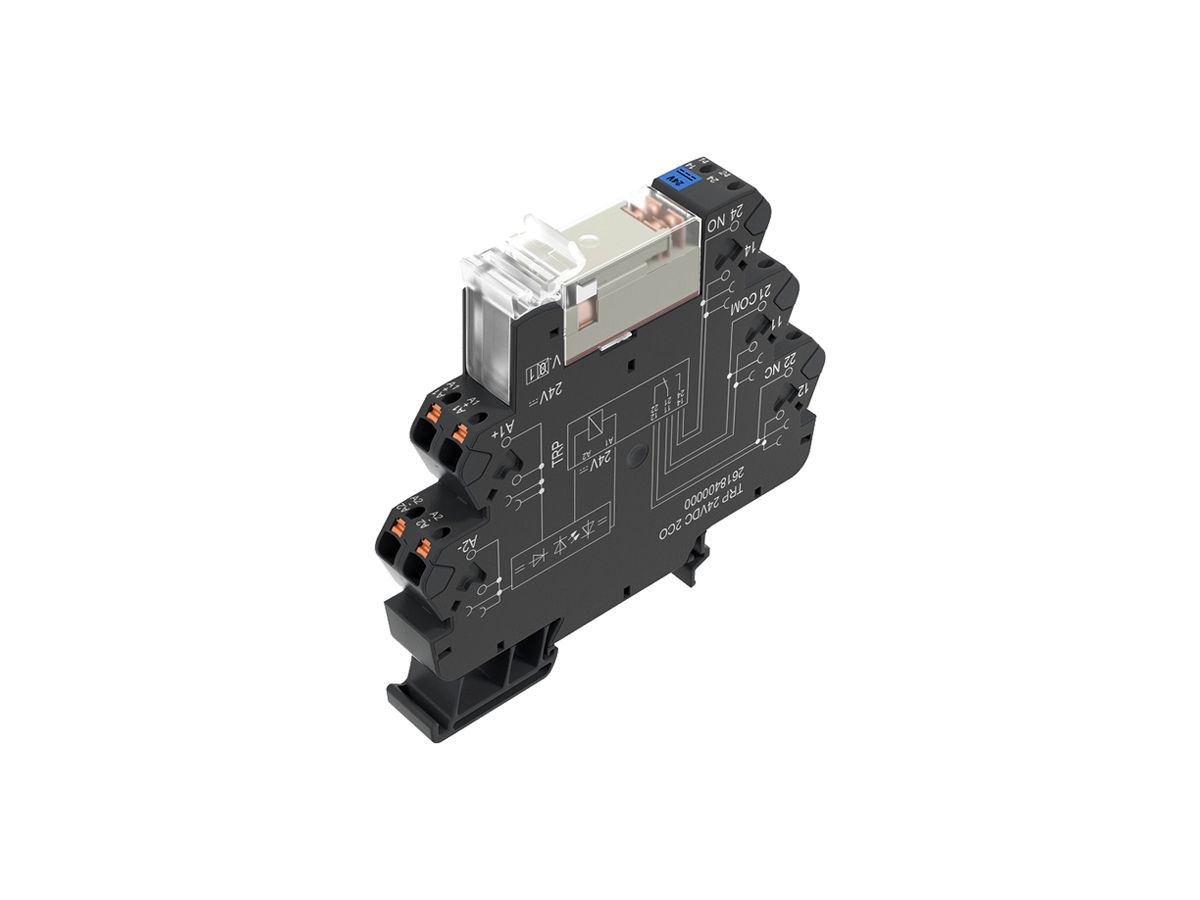 Relais WM TRP 2CO AgNi 4…6VDC 8A/250VAC push-in