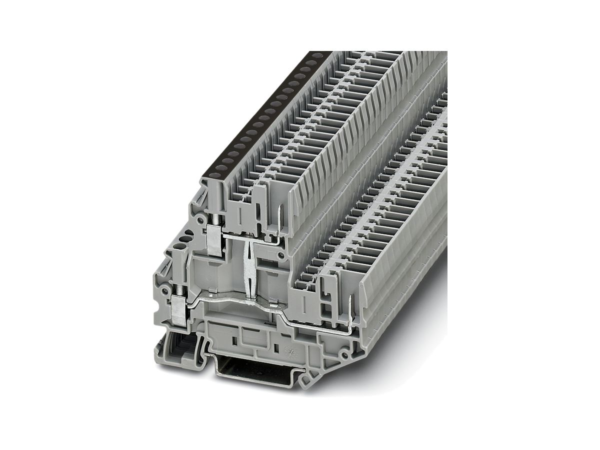 Doppelstockklemme 0.14…4mm² grau UTTB 2.5/2P-PV