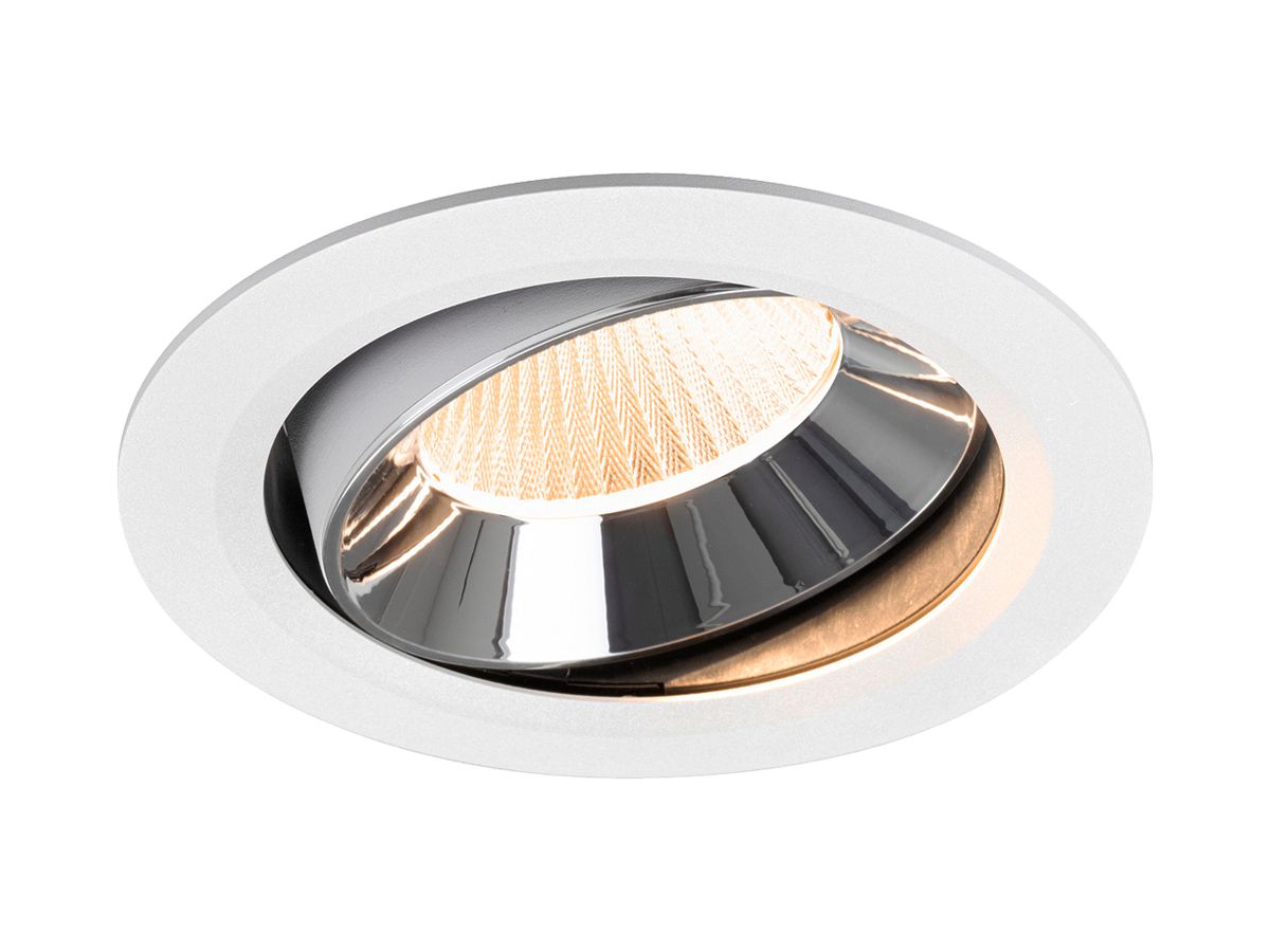 LED-Downlight SLV NUMINOS MOVE XL 24W 3500lm 2700K MB DALI Ø175 ws/cr