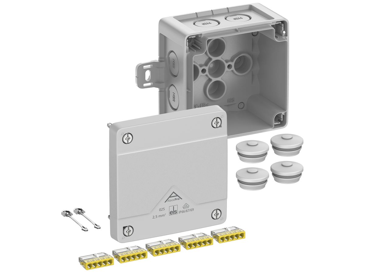 AP-Abzweigdose Spelsberg Abox Pro 025 AB-2,5² 92×92×60mm IP69 gu