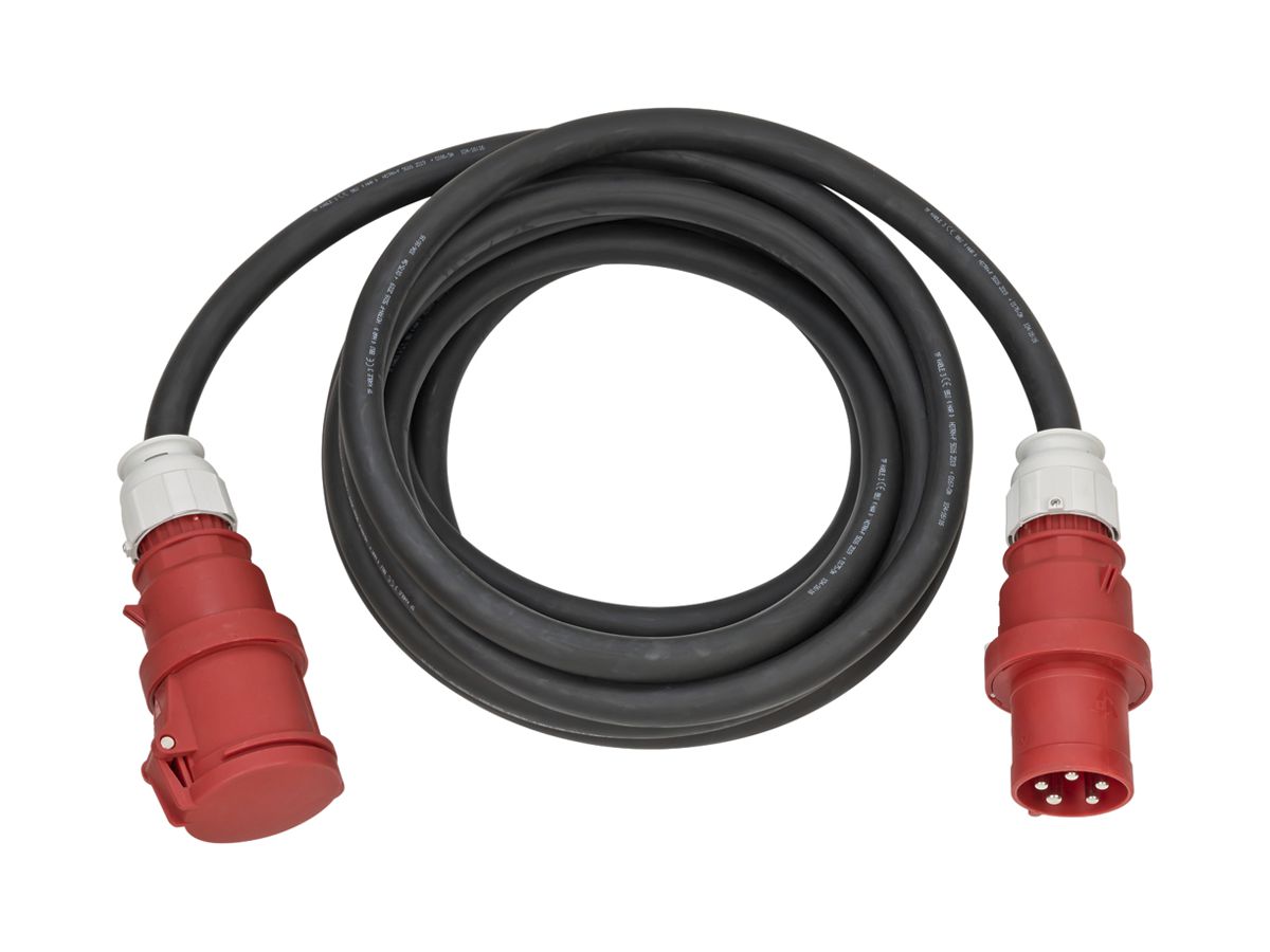 Verlängerungskabel Brennenstuhl Gummi 63A 400V 5×16mm² CEE63/CEE63 20m sz