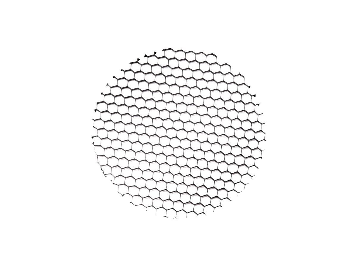 Wabenraster SLV NUMINOS M Aluminium symmetrisch Ø55.7mm schwarz