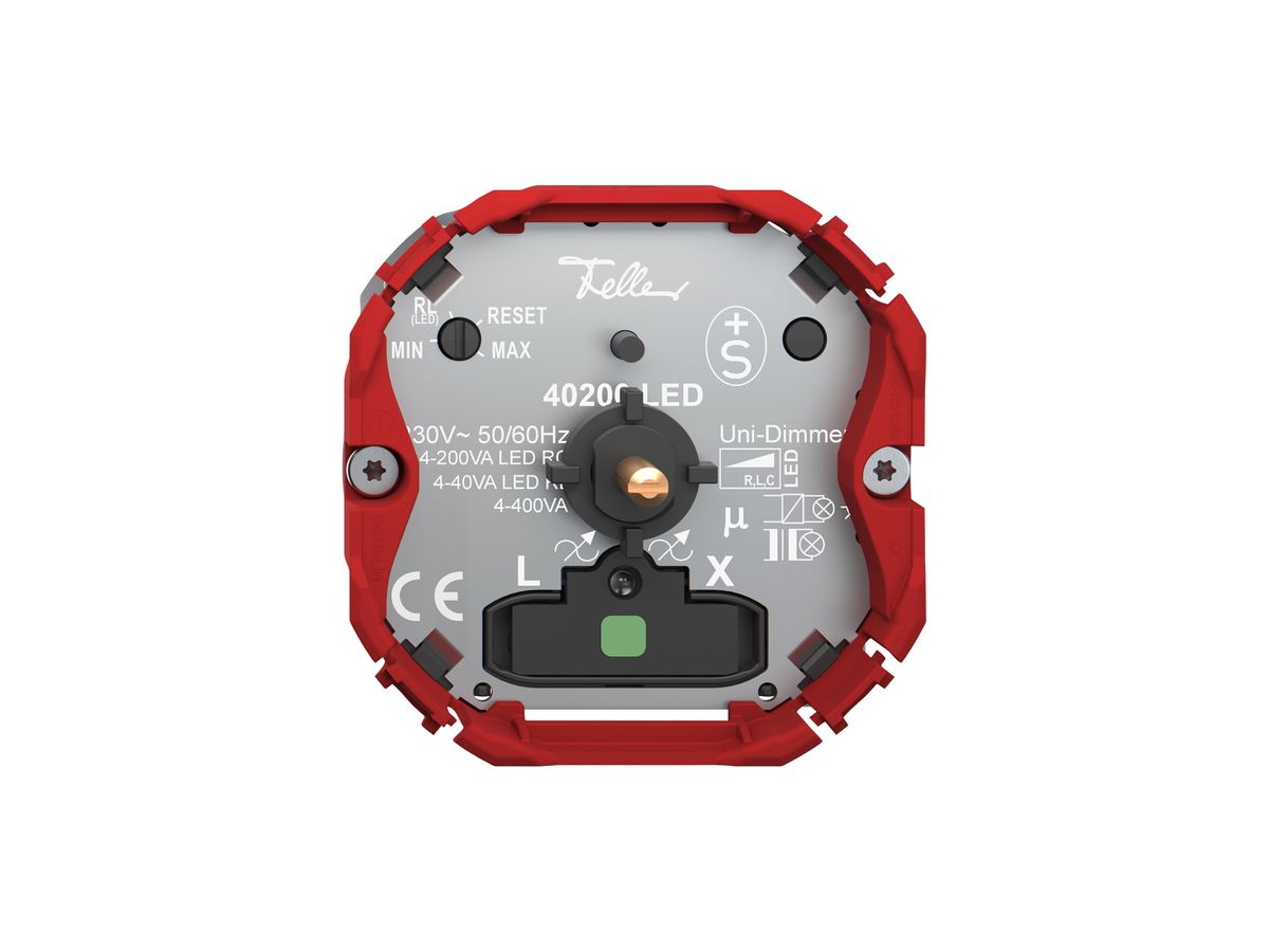 Dimmer Feller SNAPFIX® Univ.bel.gn 4…400W/4…400VA/4…200W/VA