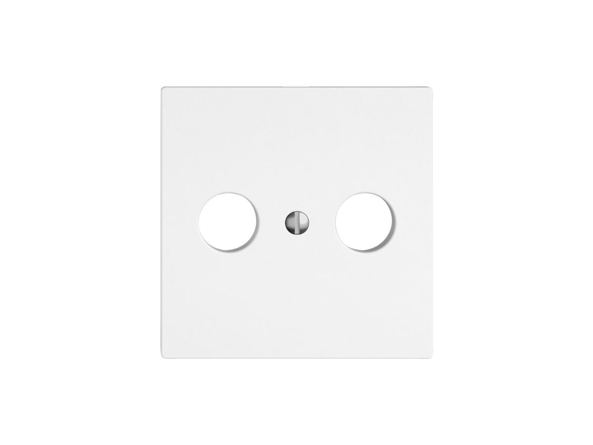 Montageset EDIZIO.liv SNAPFIX® für Antennensteckdose ws