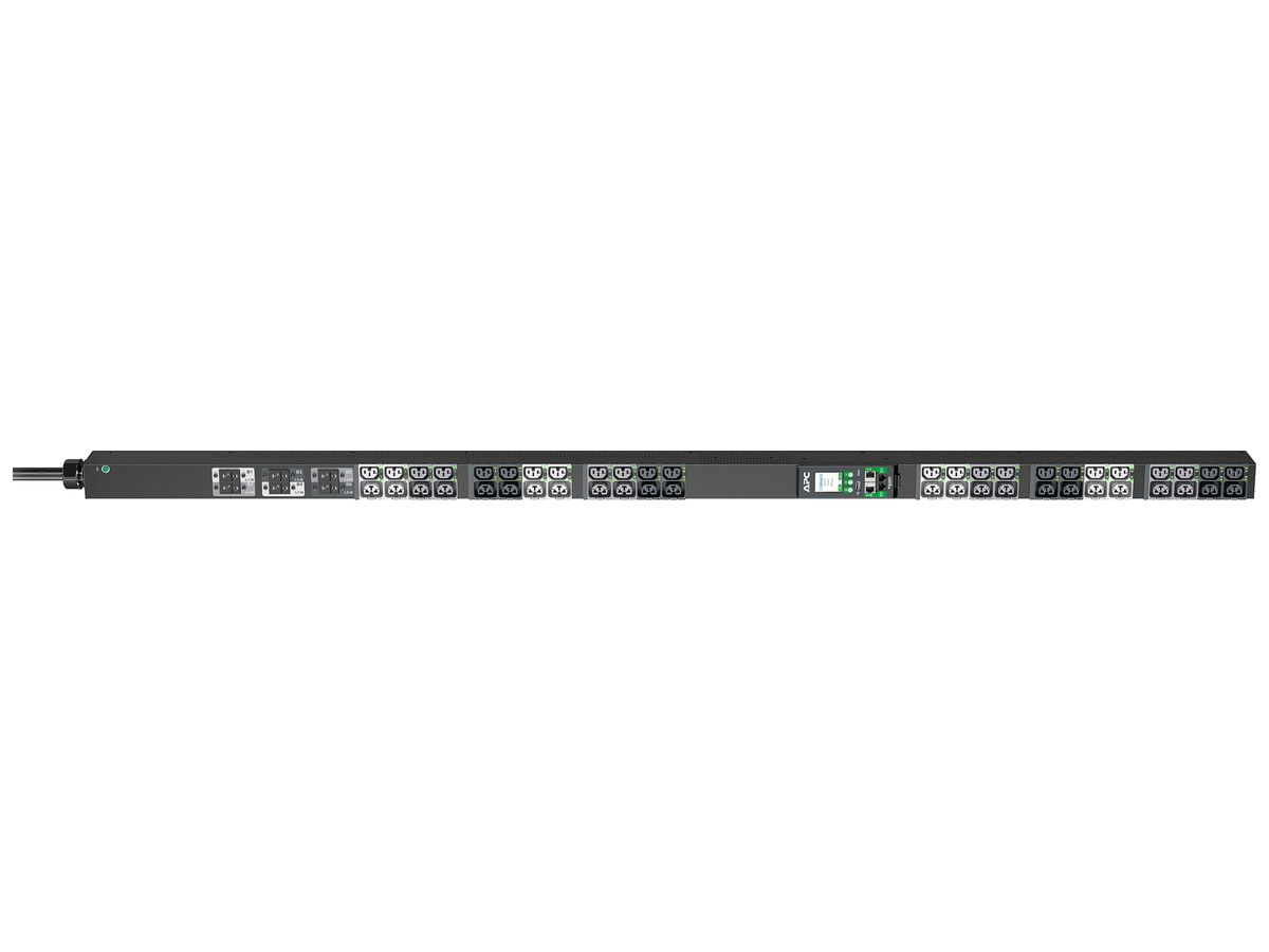 Steckdosenleiste APC NetShelter 55×1780×75mm 24×C13 24×C19 S.M.22.1kW 400V 32A