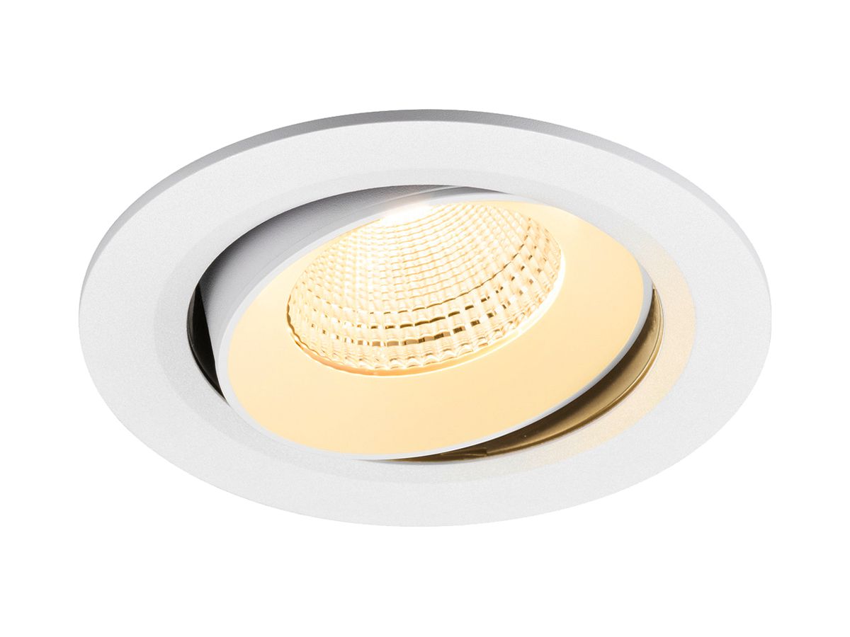 EB-LED-Spot SLV NUMINOS MOVE L 17W 2500lm 3000K WB DALI DIM Ø160×93mm ws