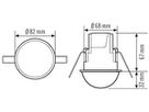 EB-Bewegungsmelder ESYLUX MD-CE 360i/24, opal matt