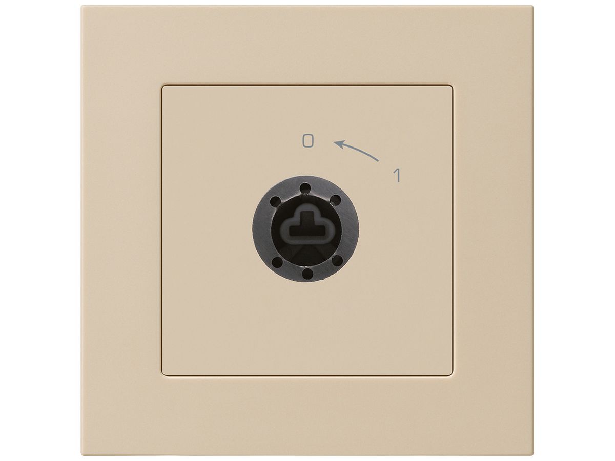 UP-SchwenkTaster 0<-1/2L kallysto.pro beige für Schloss ohne Zylind