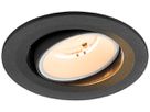 LED-Downlight SLV NUMINOS MOVE S 6.7W 1000lm 2700K WB DA Ø100×63.5 schwarz/weiss