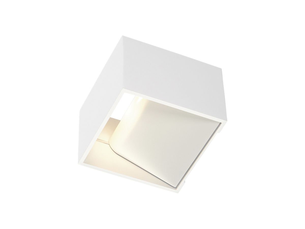 LED-Wandleuchte SLV LOGS IN, 12W 230V 2000…3000K 490lm IP20 weiss