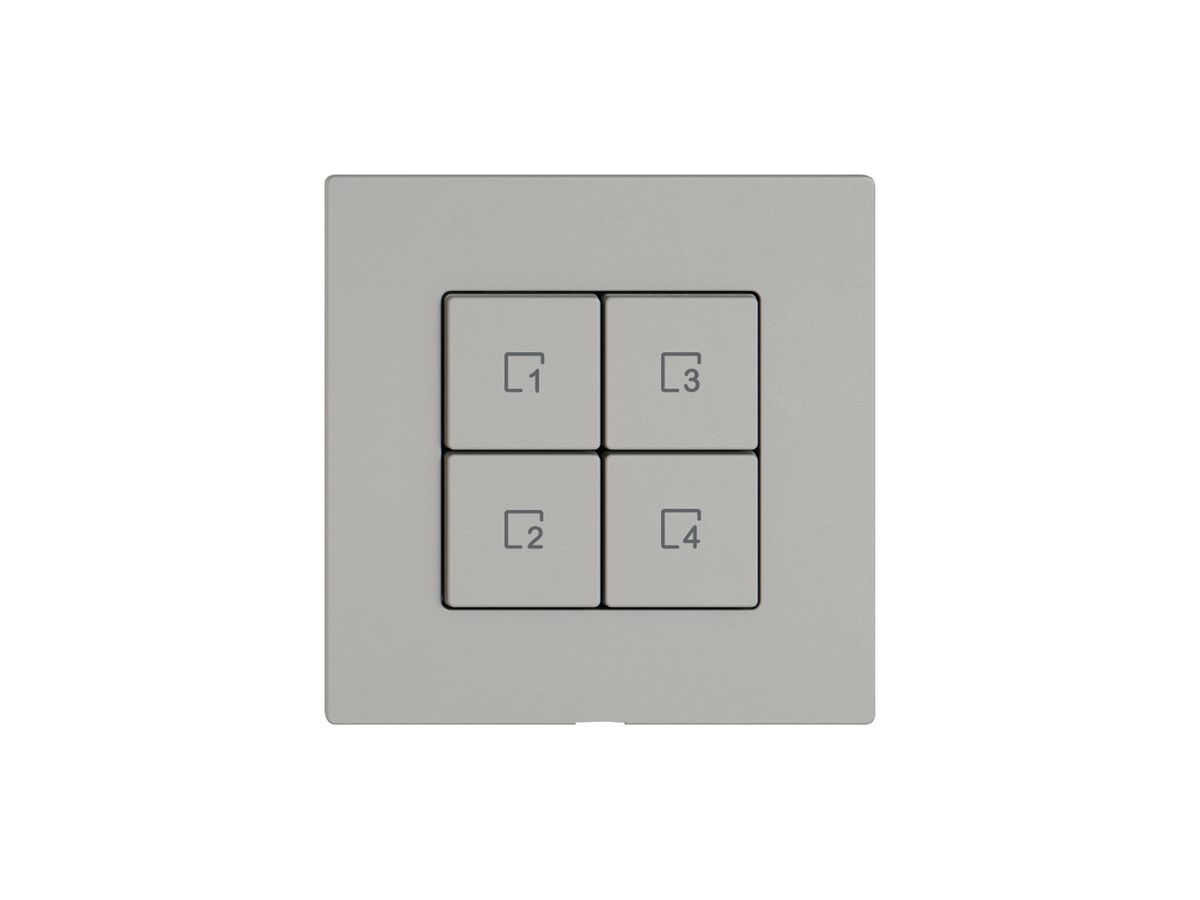 Bedienaufsatz zu Szenentaster EDIZIO.liv Wiser SNAPFIX® 4 Szenen WLAN 4T hgu
