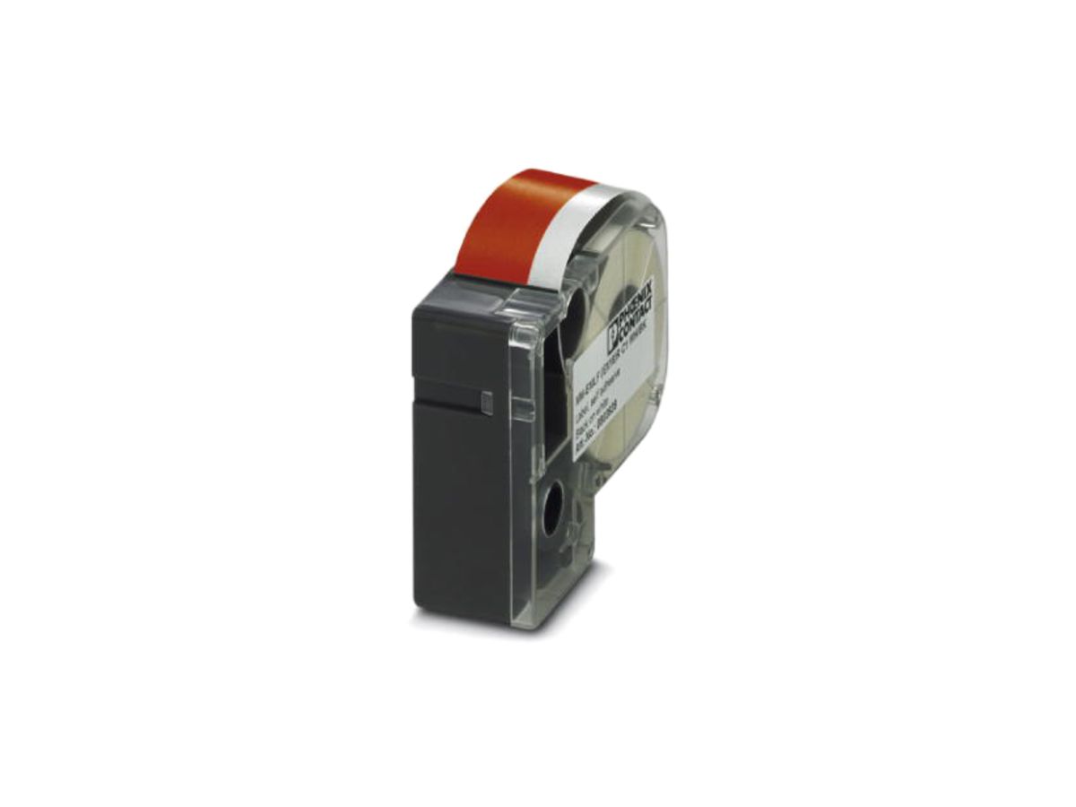 Endlos-Etikette MM-EMLF 12mm×8m rot/ws flexibel für THERMOFOX