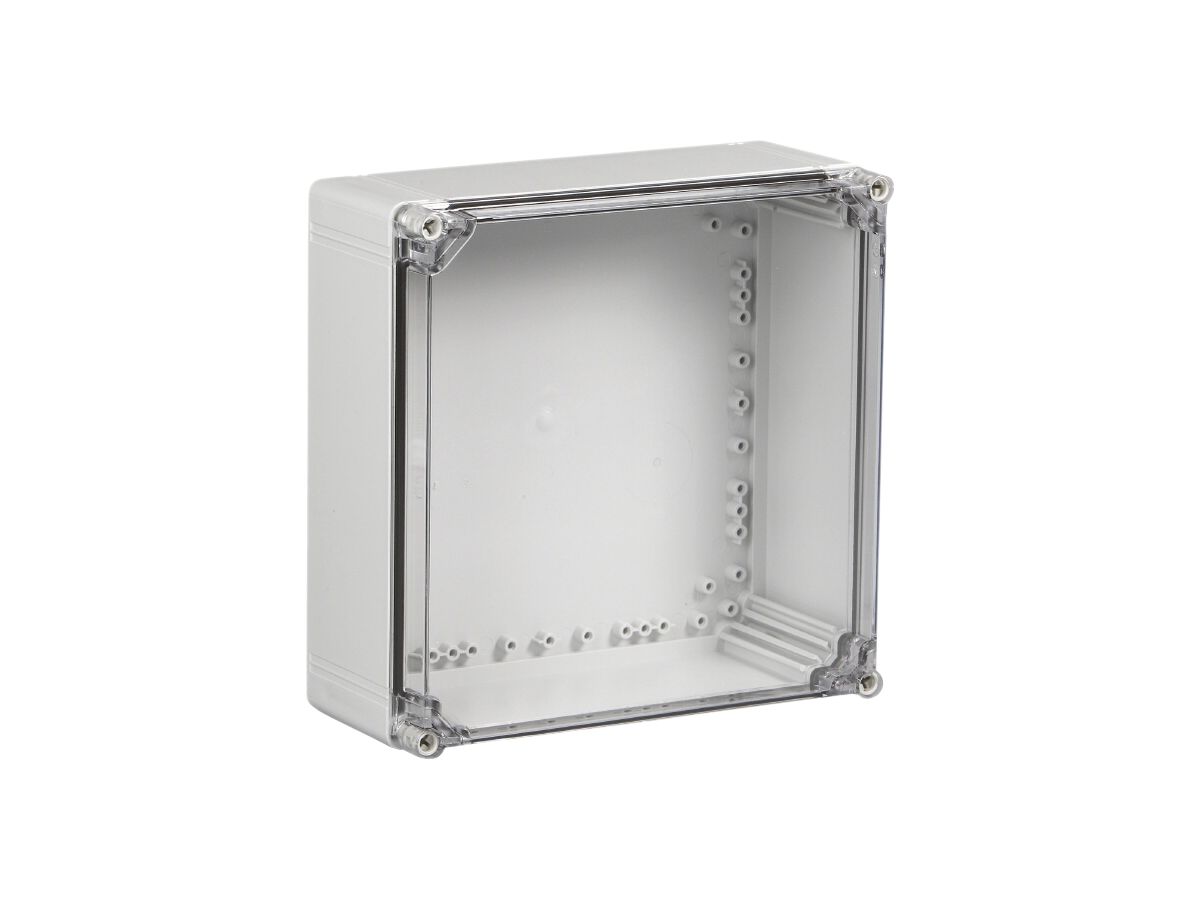 Apparategehäuse RW CUBO O 300×300×130mm OPCP transparent