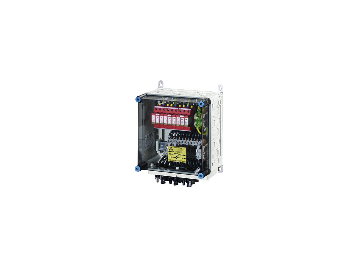 PV Kasten ENYSUN Mi PV 1263 mit MC4-Stecker 3×DC Überspannungsableiter Typ 2