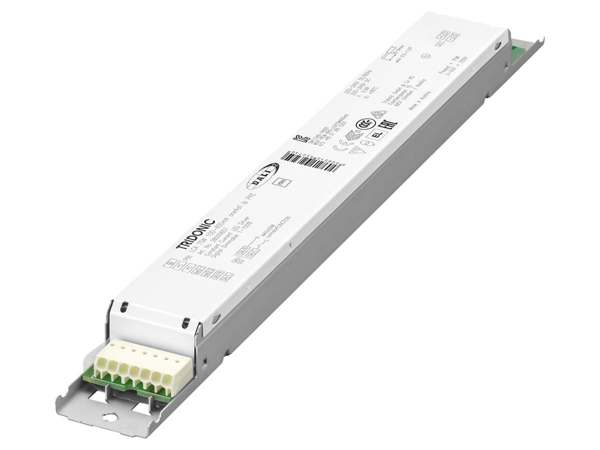 LED-Konverter Tridonic LCA 350…1050mA, 75W, 360×30×21mm