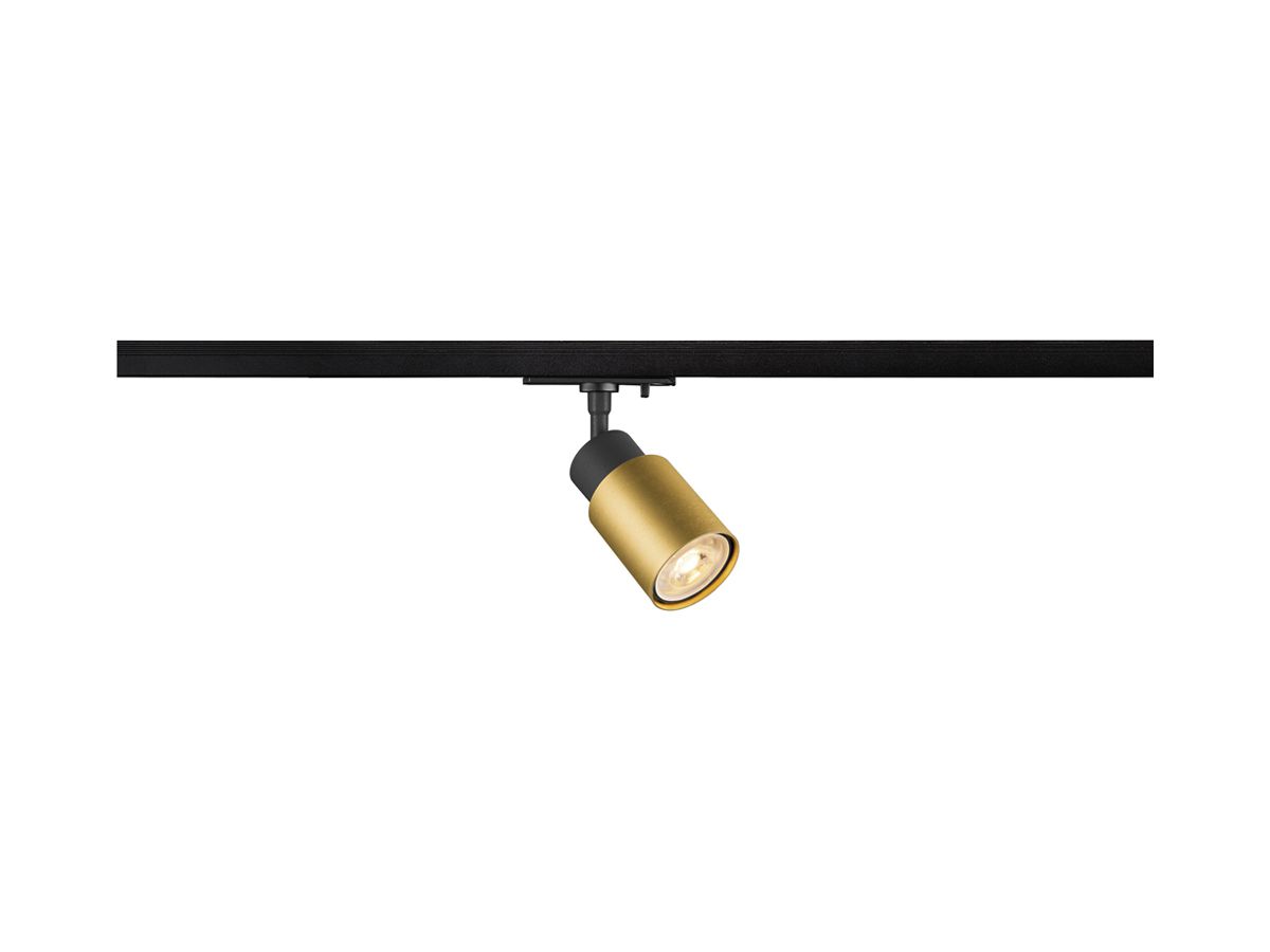 Spot SLV PURI 2.0 Tube GU10 1×6W DIM AD1PH Ø55mm schwarz/gold