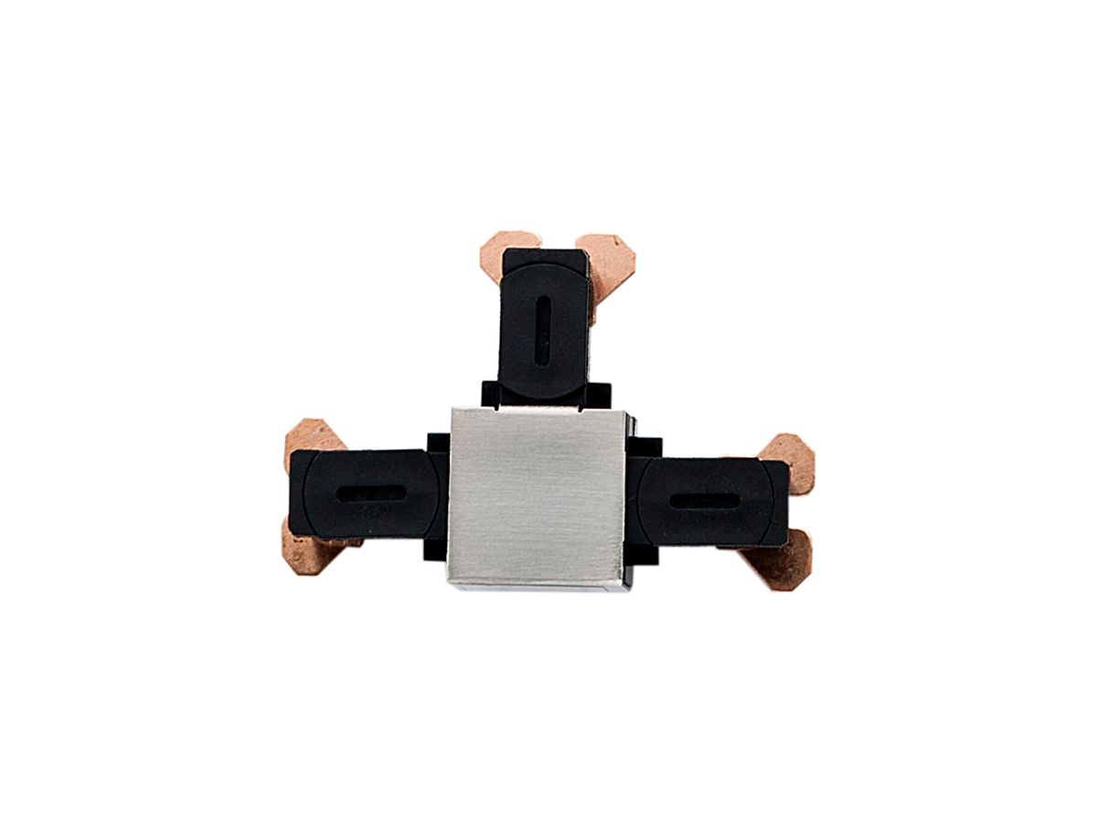T-Verbinder SG Zip 1Ph Silber 62×42mm