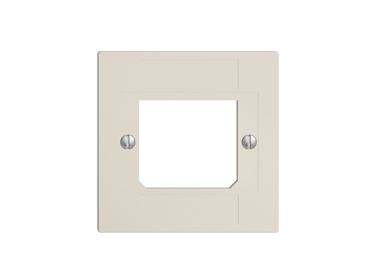 Frontplatte ITplus ADSL EDIZIOdue crema, 3×RJ/1×T+T