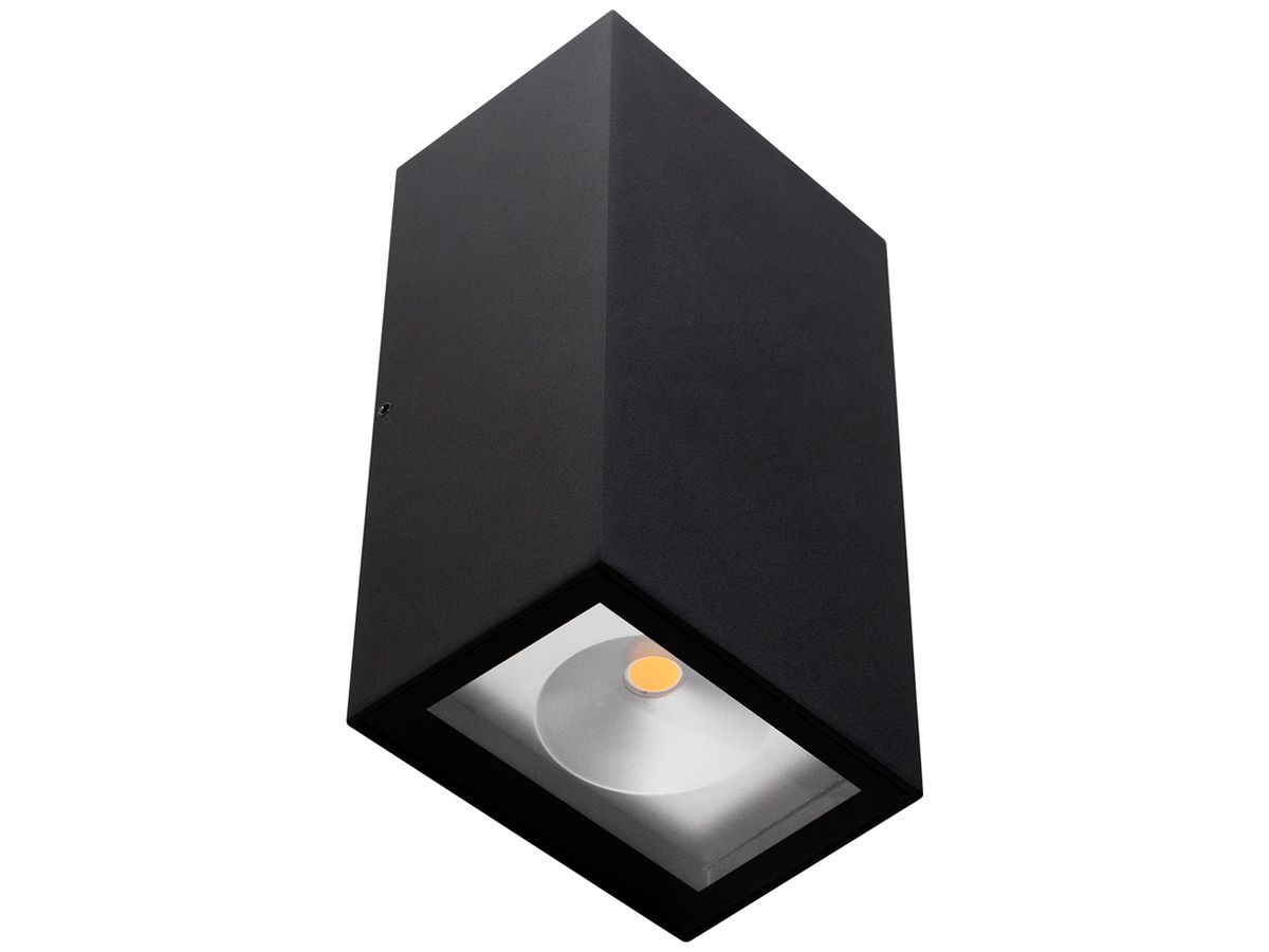 LED-Wandleuchte DOTLUX FLEXOtwin 16W 1250lm 3000K schwarz
