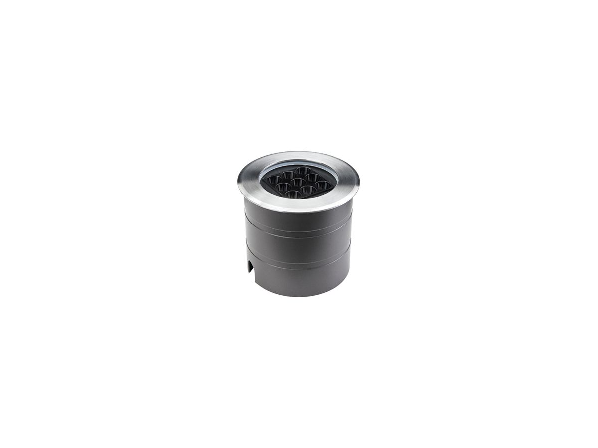 EB-LED-Bodenleuchte SG Nemo IP67 9W 460lm 3000K DIM Ø130×110mm anthrazit