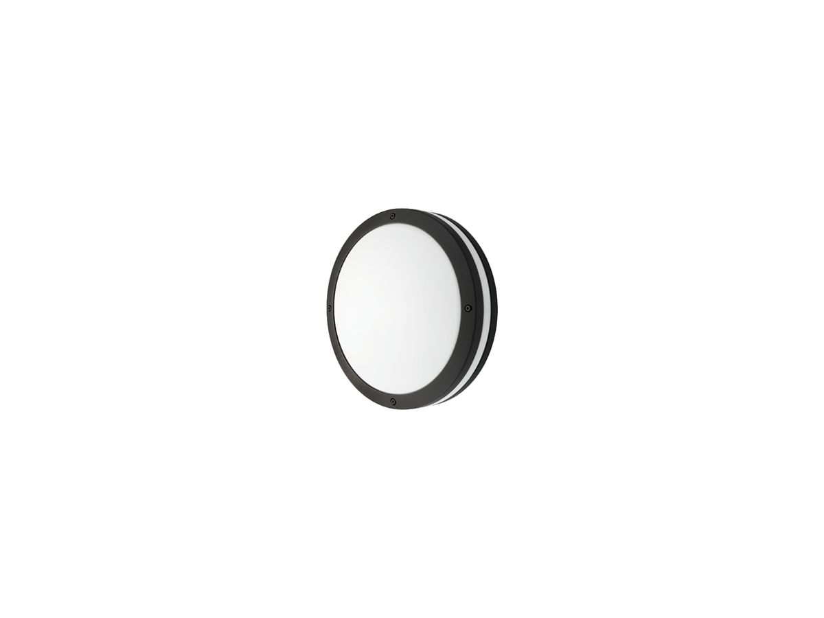 LED-Anbauleuchte SG Evje HF 12W 1180lm 830 IP65 direkt/indirekt Ø320 schwarz