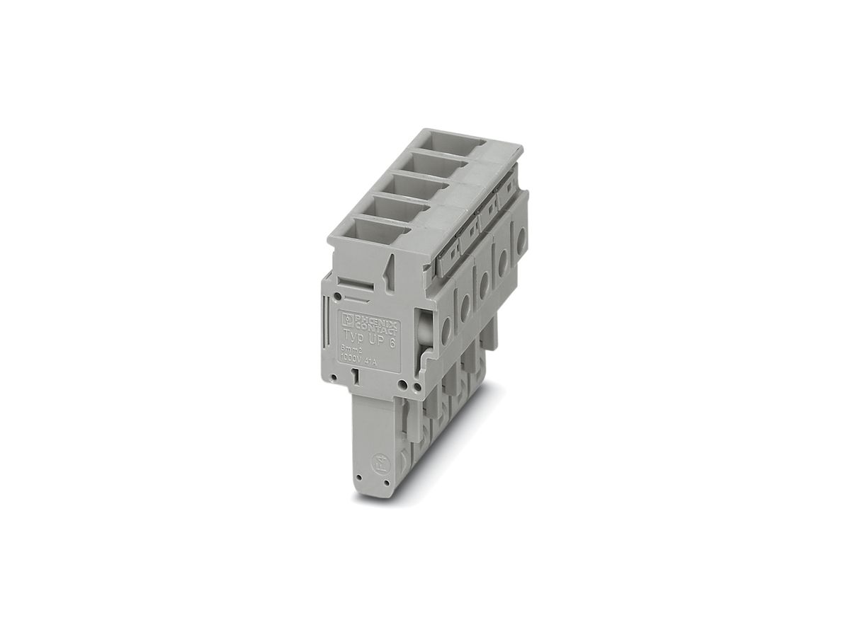Stecker Phoenix Contact 5L 0.2…6mm² grau mit Schraubanschluss UP6/5