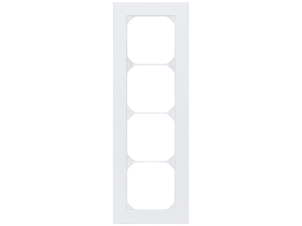 Abdeckrahmen KAL.art 4×1 274×94mm Al weiss