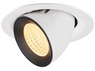 LED-Downlight SLV NUMINOS GIMBLE M 12W 1800lm 3000K WB DALI Ø120 ws/sz