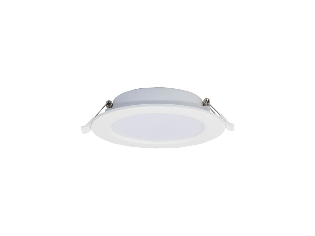 LED-Downlight DOTLUX CIRCLEflat 6W 290lm 3000K 120° inkl. Treiber weiss