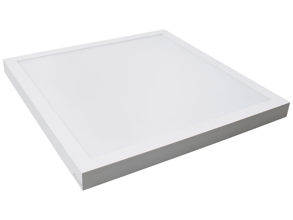 LED-Decken-/Wandleuchte DOTLUX PANELbig-ugr 34W 5570lm IP40 625×48mm weiss