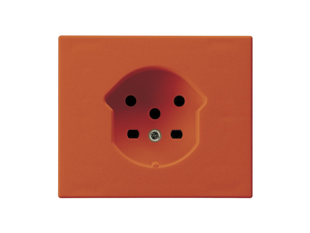 FLF-Steckdose HA Typ 15 mit Steckklemmen mit Rastfeder orange