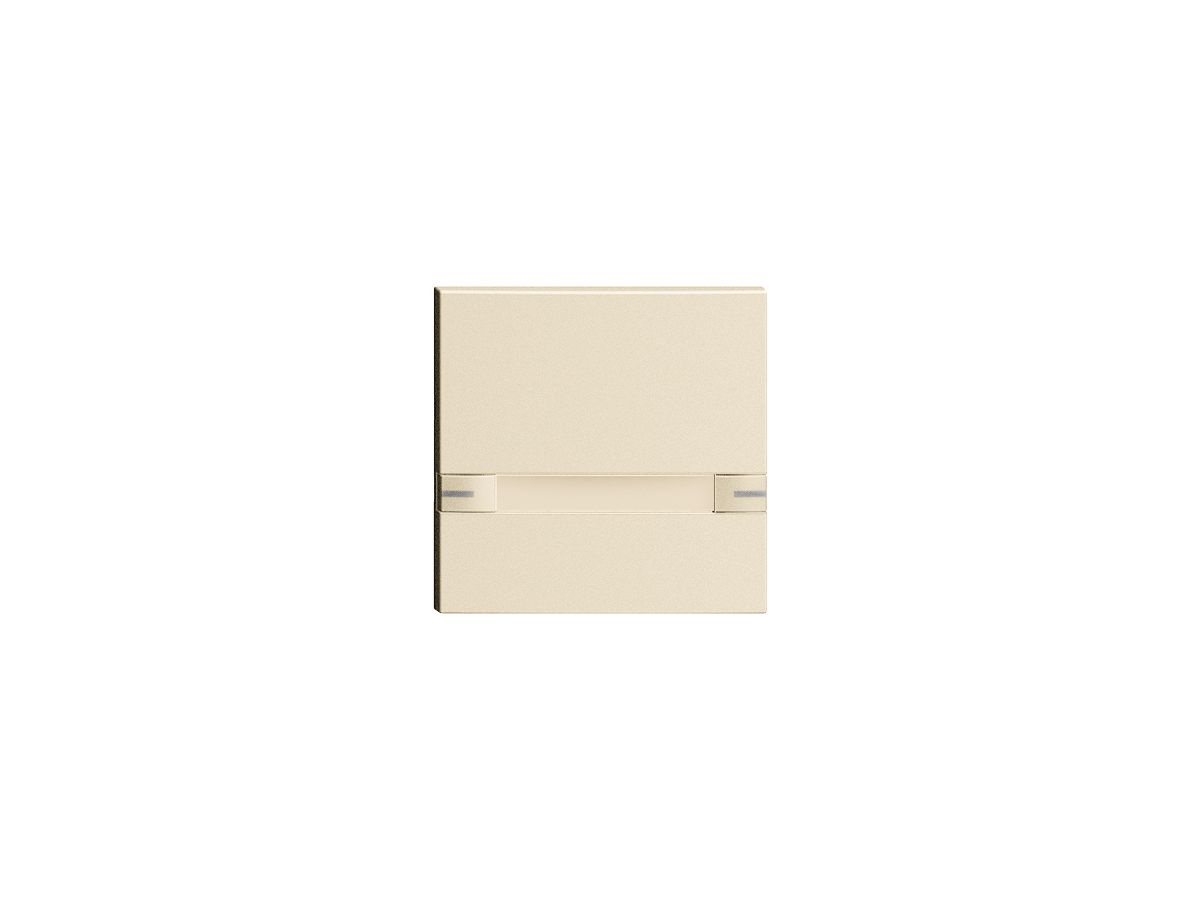 Taste 1/1 KNX/UNI-Taster mit LED & Papiereinlage EDIZIOdue Bedienung 2×1 crema