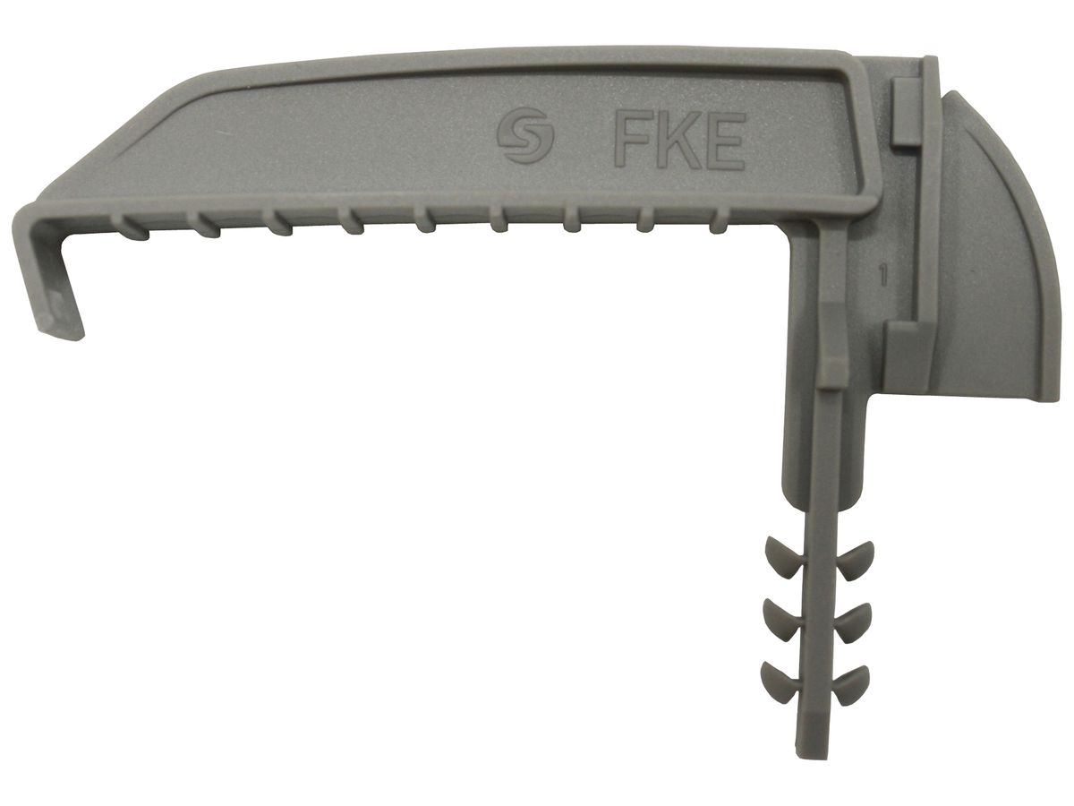 Flachbandkabelhalter FKE mit Steckdübel für Flachkabel 5×16…25mm²