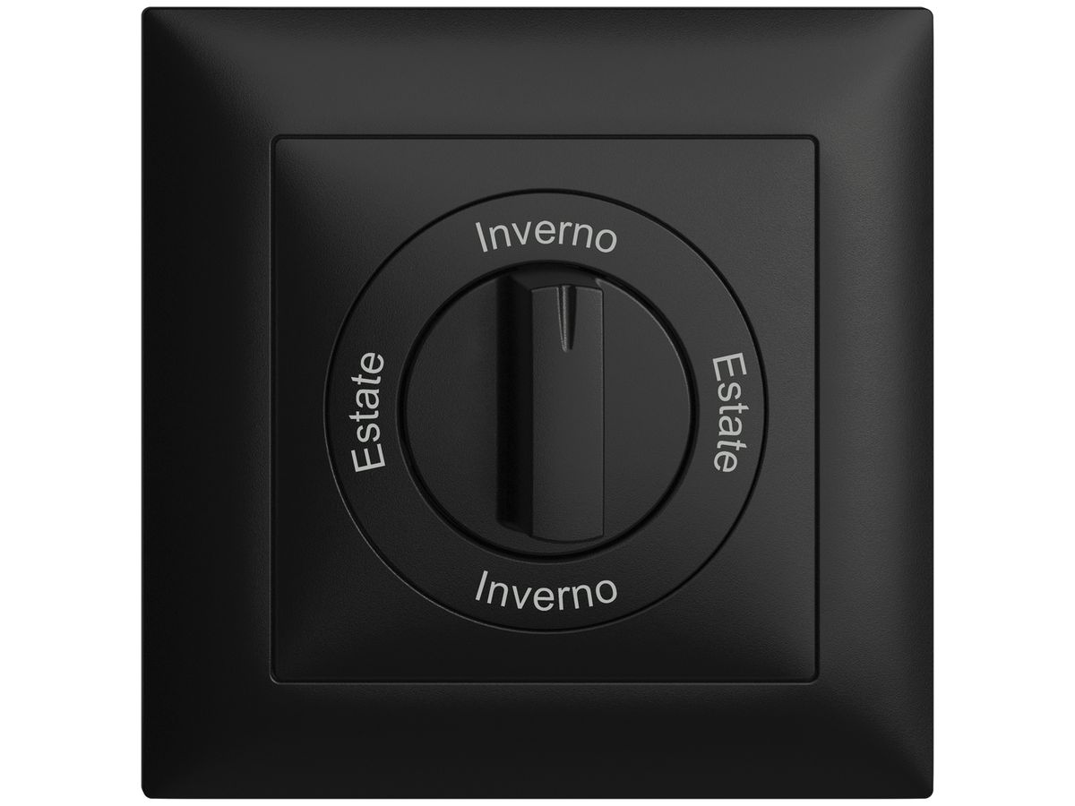 Frontset Estate-Inverno-Estato -Inverno EDIZIOdue 88×88 schwarz