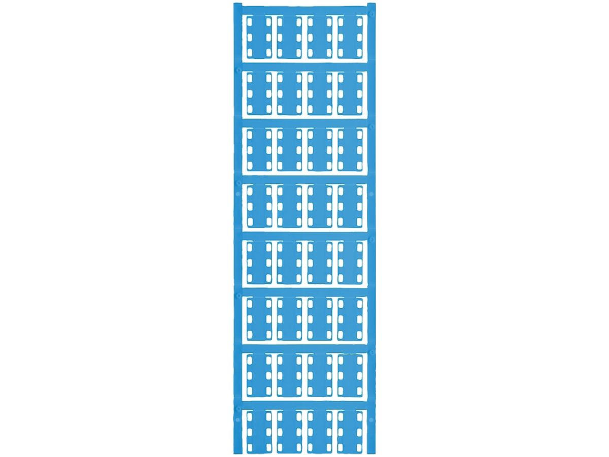 Kabelmarkierer Weidmüller MultiCard SFX für Ø7…40mm 23×14mm PA66 blau