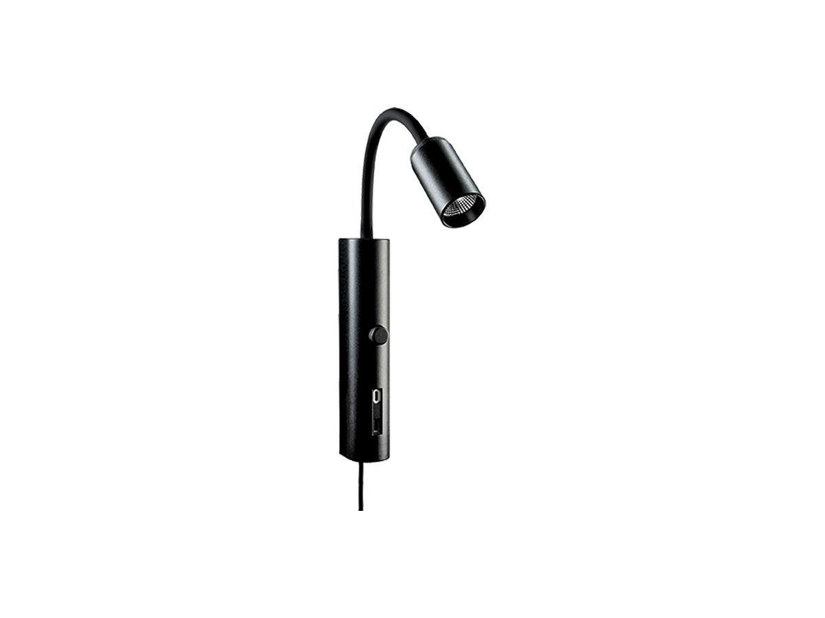 LED-Spot SG Tube Wall 8W 350lm 927 38° DIM Ø39×223×45×47mm schwarz