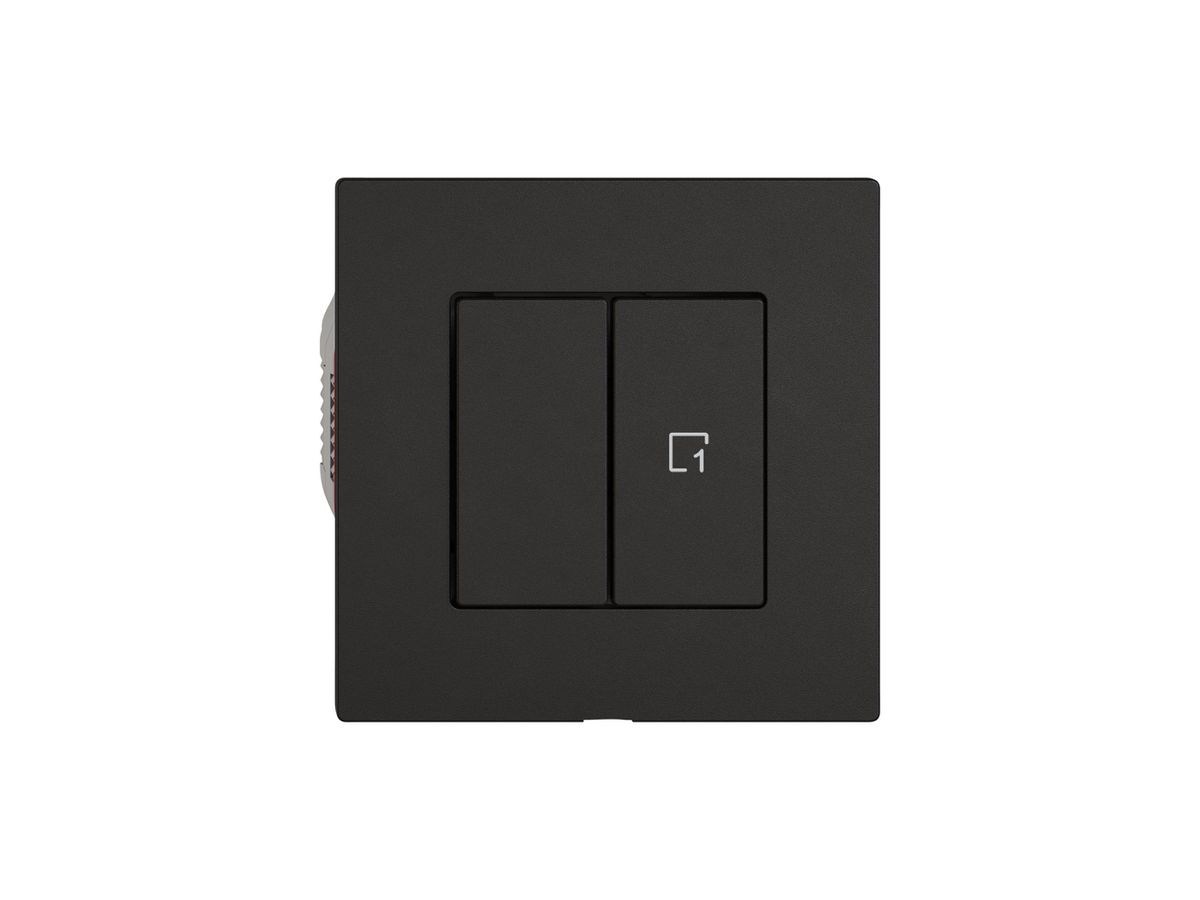 Druckschalter EDIZIO.liv Wiser SNAPFIX® 1 Kanal 1 Szene 2 Tasten sz