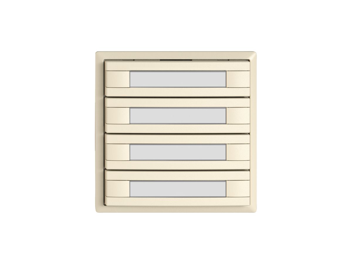 KNX-Taster RGB EDIZIO.liv SNAPFIX® Temperaturfüh.o.LED Pap.4×T 2-Tbed.cr