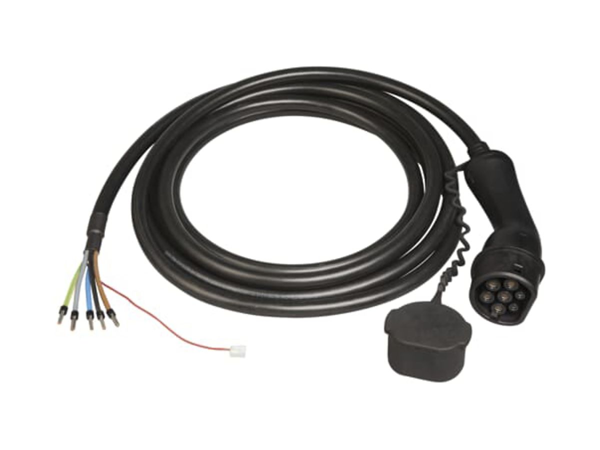 AC-Ladekabel ABB Terra für E-Auto Mode 3 T2+frei 32A 3L 5m 400V schwarz