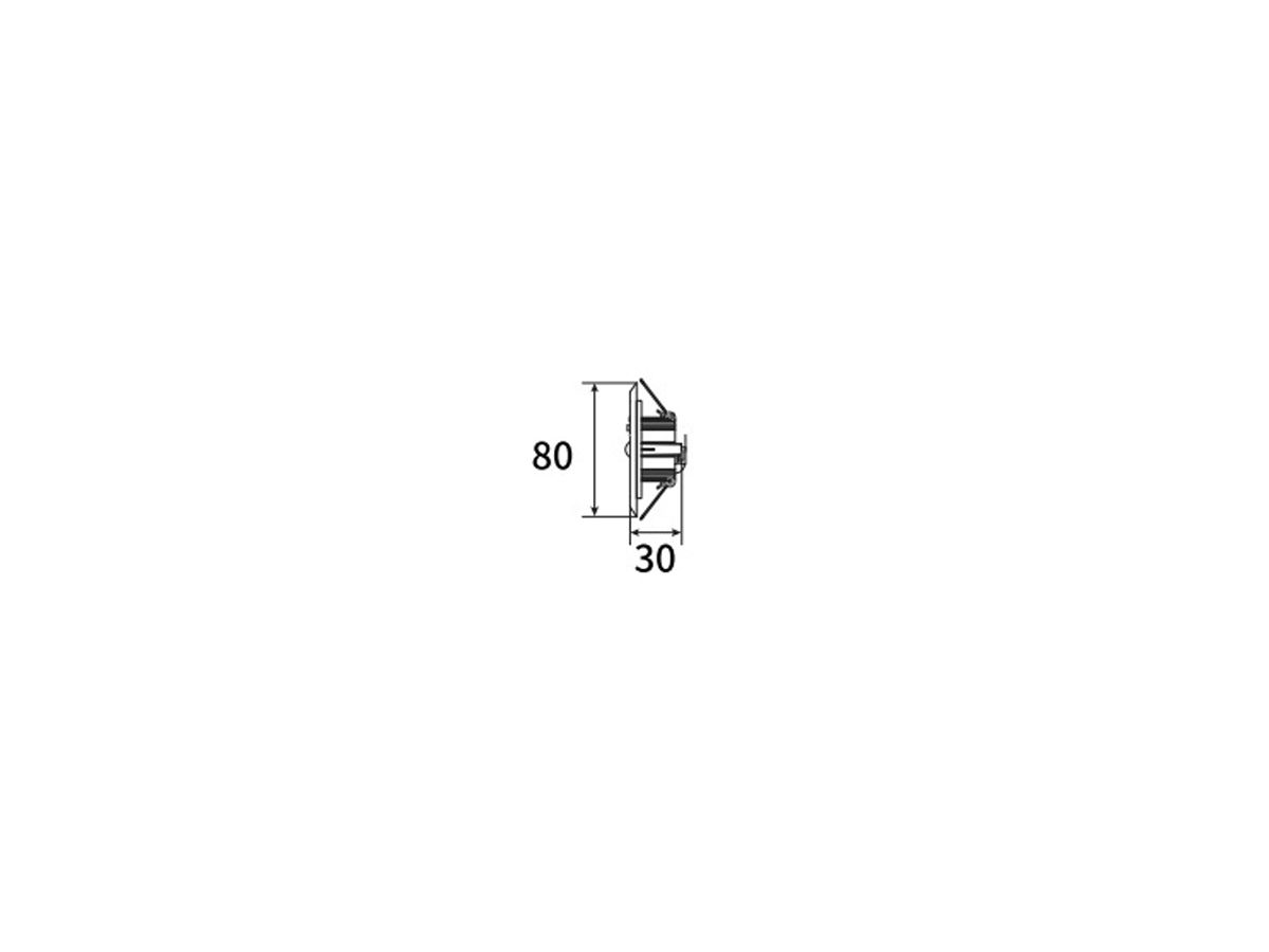 Zierring Sylvania LifeSafe Pro Kunststoff Ø80×5mm schwarz