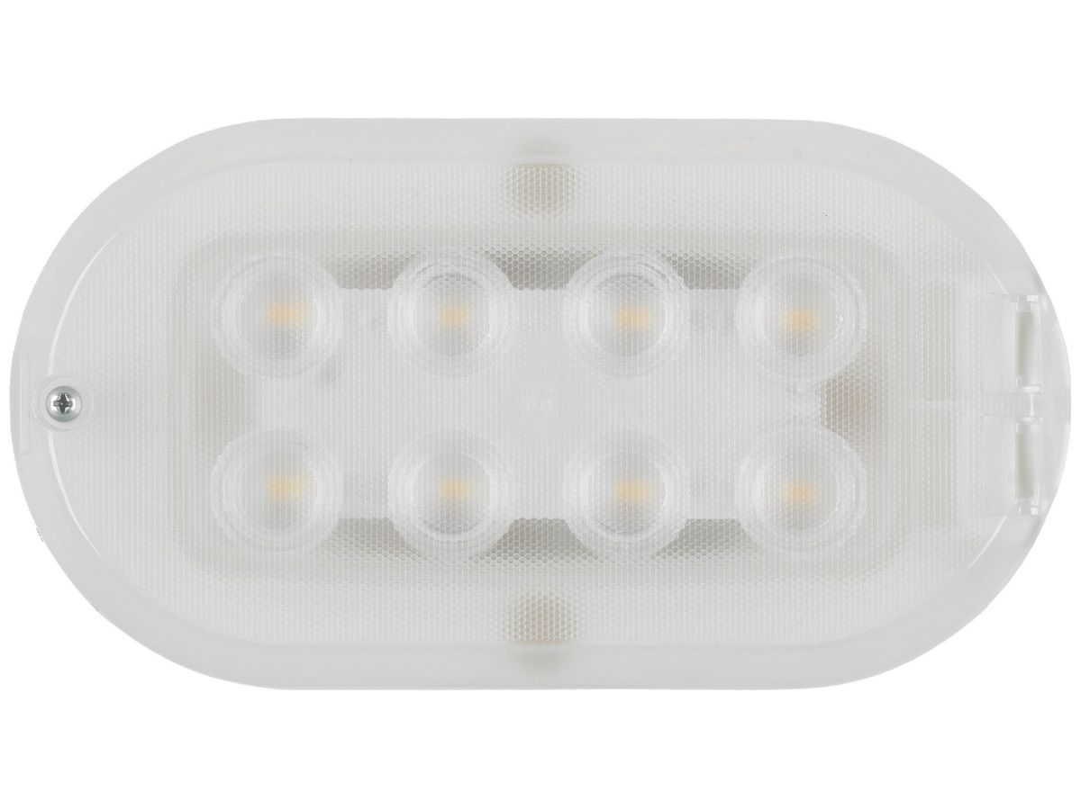 LED-Decken-/Wandleuchte DOTLUX OVAL 4.5W 370lm 4000K IP44 160mm weiss