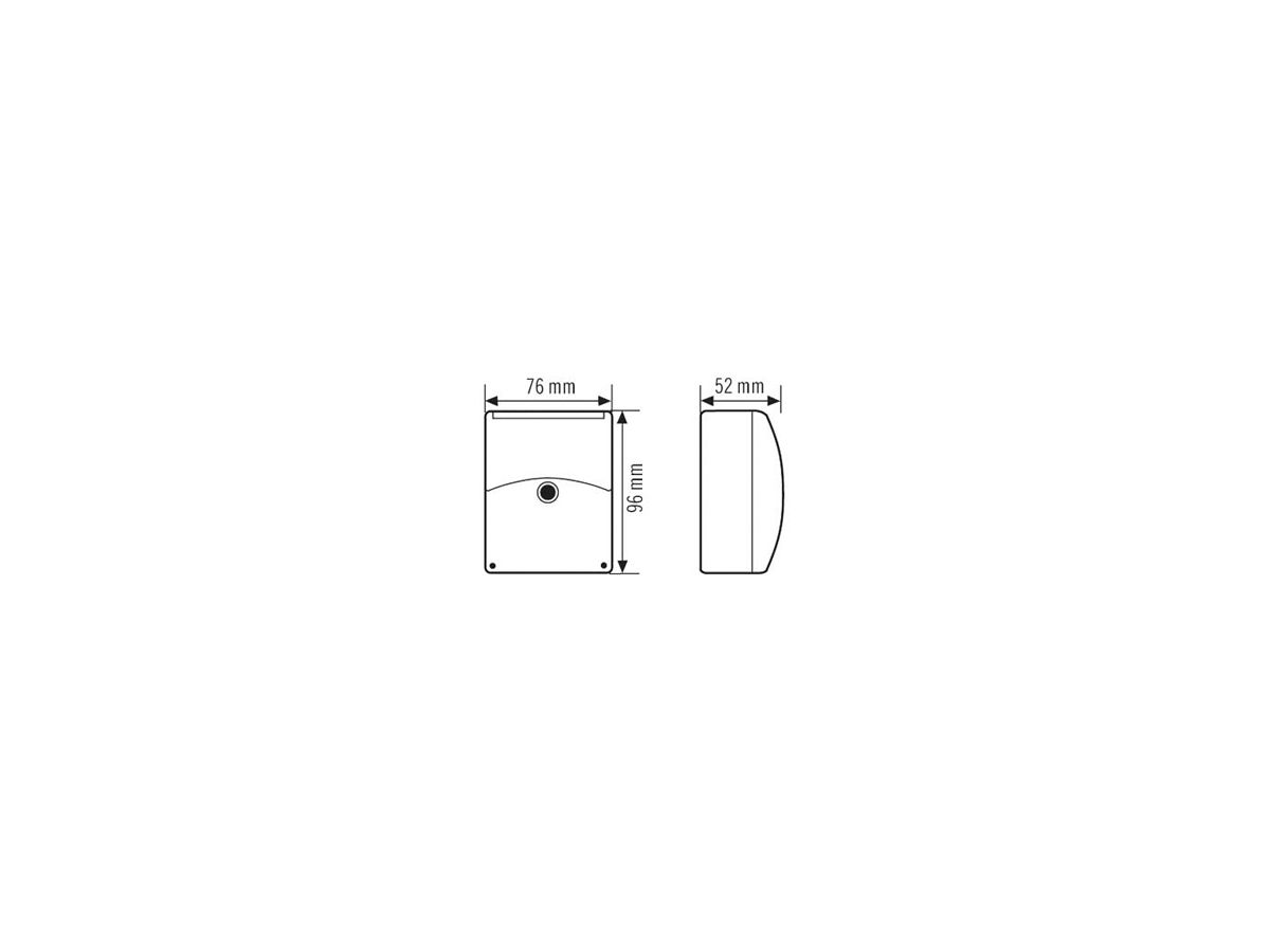 Dämmerungsschalter ESYLUX CDS-A/N, weiss