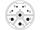 Stift Weidmüller SAI-M23-SE-L-4/4 Crimpanschluss M23 8L