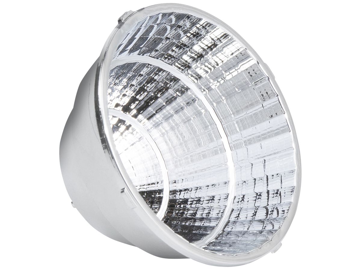 Reflektor DOTLUX SLIMtrack Kunststoff symmetrisch 55° Ø63×38mm Silber